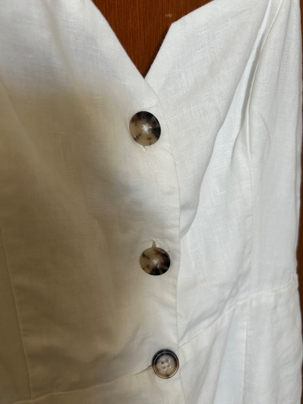 Aritzia Wilfred 100% Linen Midi Dress Size 6 | Fully Lined | Coastal & Parisian - Picture 2 of 7